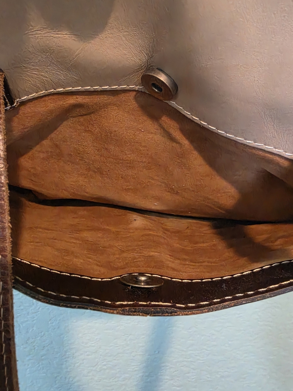 Patricia Nash Toscano Winter Bloom Leather Tote Bag Brown Floral Purse Handbag - Picture 11 of 12
